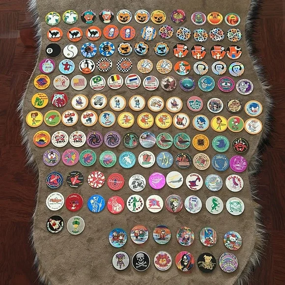 *Vintage* 90's Pogs and Slammers Bundle - Picture 1 of 10